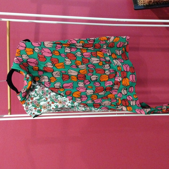 Finery London Farrance Mixed Floral Tie Side Top. EUC. size UK 16 - Picture 3 of 7